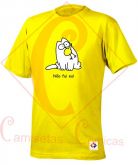 Camiseta Gato Passarinho
